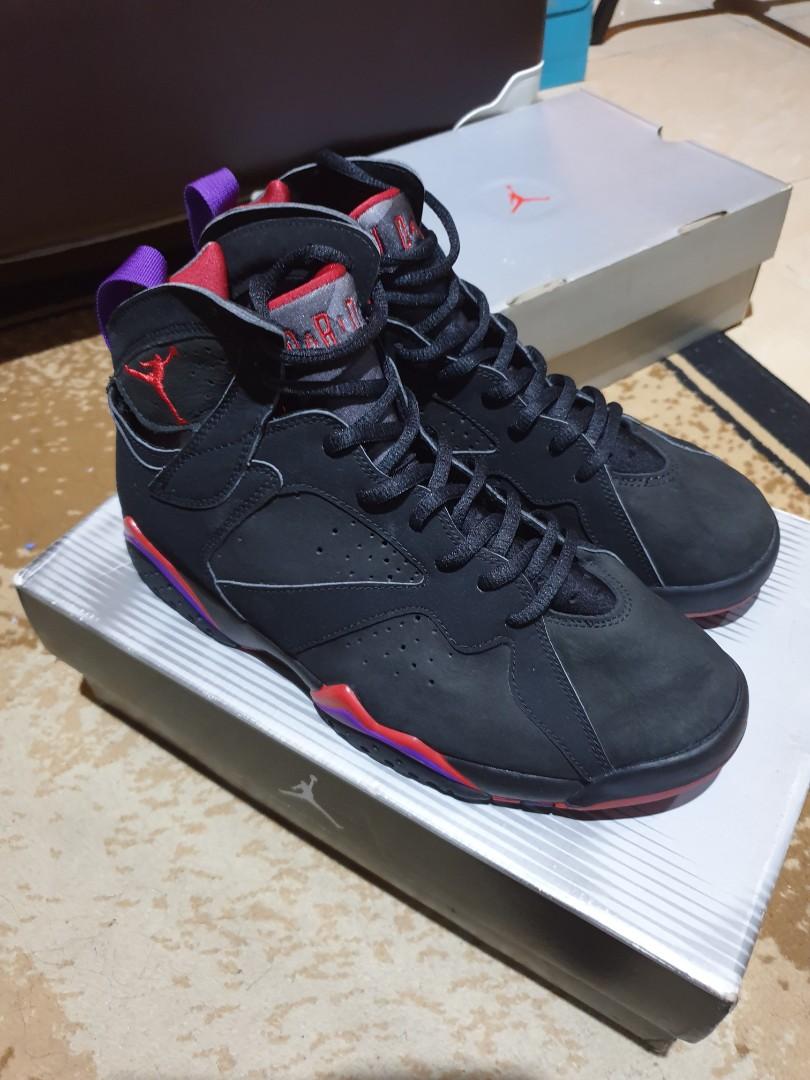 AIR JORDAN 7 RAPTORS 2002 LANGKA Fesyen Pria Sepatu