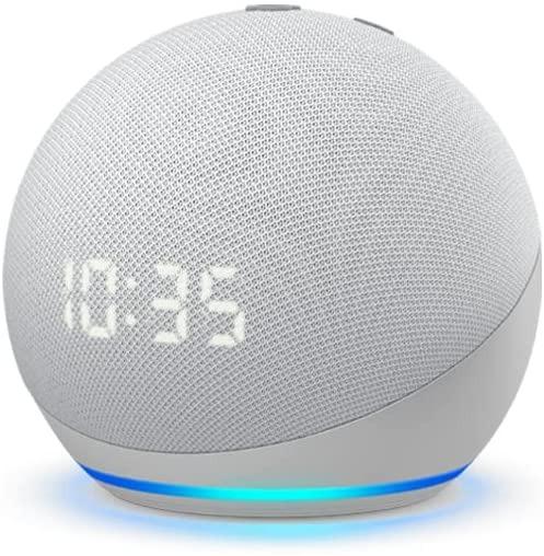 AMAZON ECHO DOT 4TH GEN (Category: Soundbars, Speakers & Amplifiers) located in Taguig. Submitted by urbangizbyinfomax (Listing ID 1153045070, Image 1). Description: Product Highlights Meet Echo Dot with clock Our most popular smart speaker with Alexa. The sleek, compact design delivers crisp vocals and balanced bass for full sound. Perfect for your nightstand See the time, alarms, and timers on the LED display. Tap the top to snooze an alarm. Re