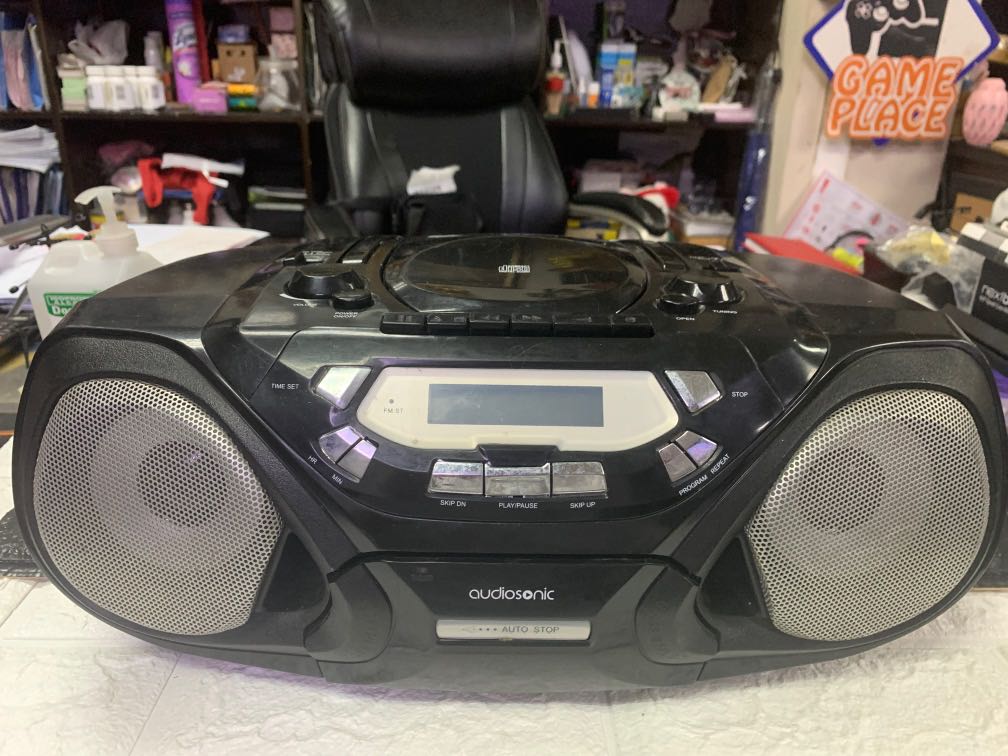 Audiosonic Cd Radio Boombox, Audio, Portable Music Players on Carousell