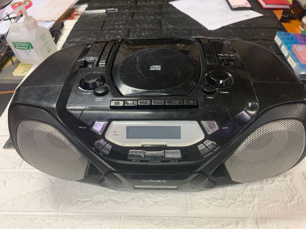 Audiosonic Cd Radio Boombox, Audio, Portable Music Players on Carousell