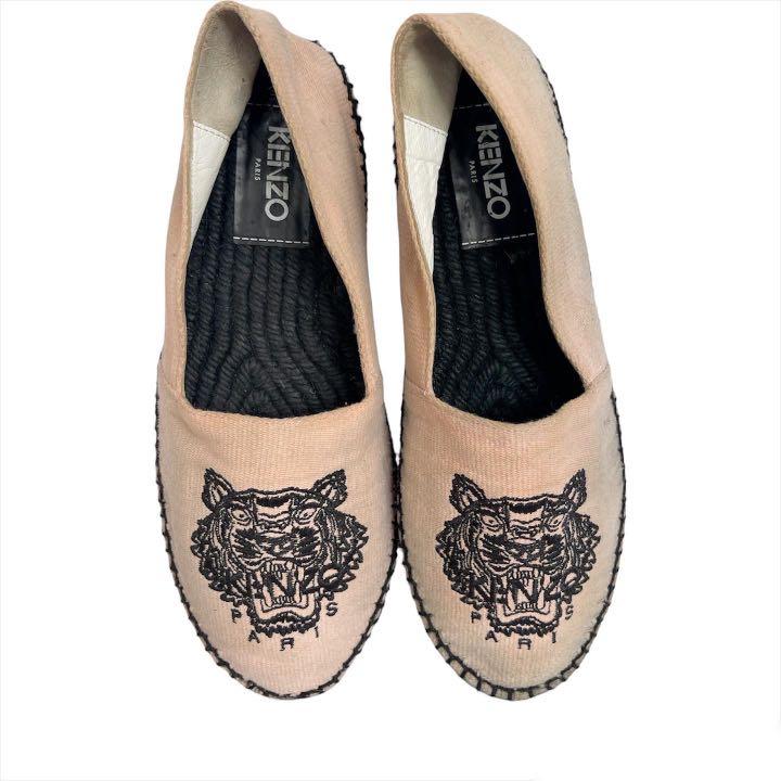 Auth Kenzo Tiger Espadrilles (Category: Loafers) located in Cotabato. Submitted by littlestuff08 (Listing ID 1153035039, Image 2). Description: Description: First and last Photo refence only Style: Auth Kenzo Espadrille Size: 40 Condition: Used. It needs dry cleaning. (please check photos for more details) Size: Please check measurents in the photos Mine @ Php 2,800 Inclusion/s: None. Note: For Preowned/Used Items, please manage your expectation.