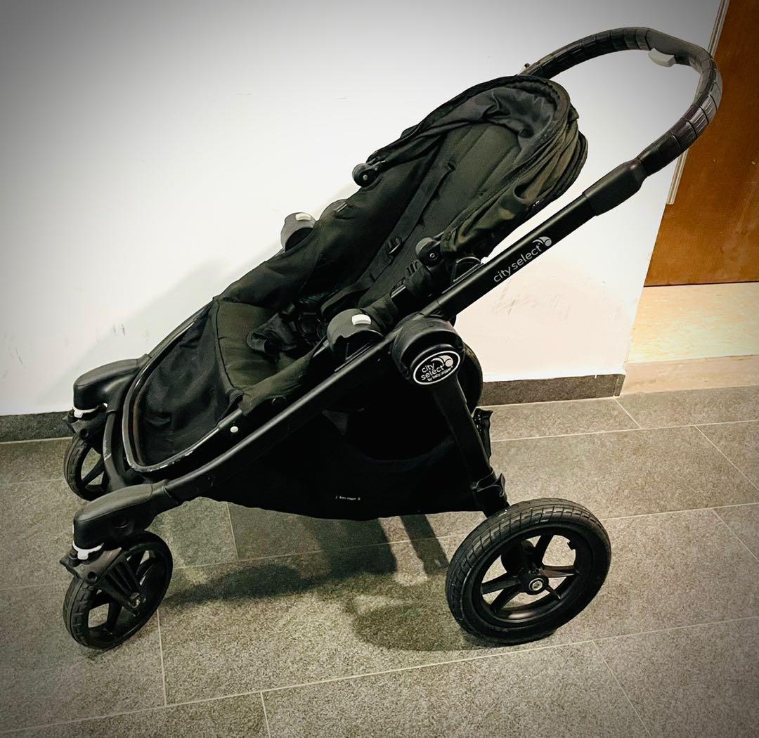 Baby Jogger City Select Stroller well used. Carefully maintained. Almost new rear tires
