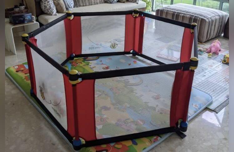 Vee bee best sale playpen 4 sided