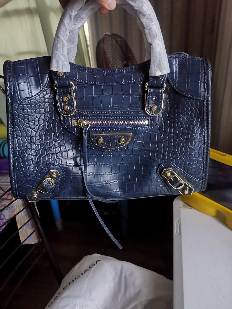 Balenciaga croc outlet city bag