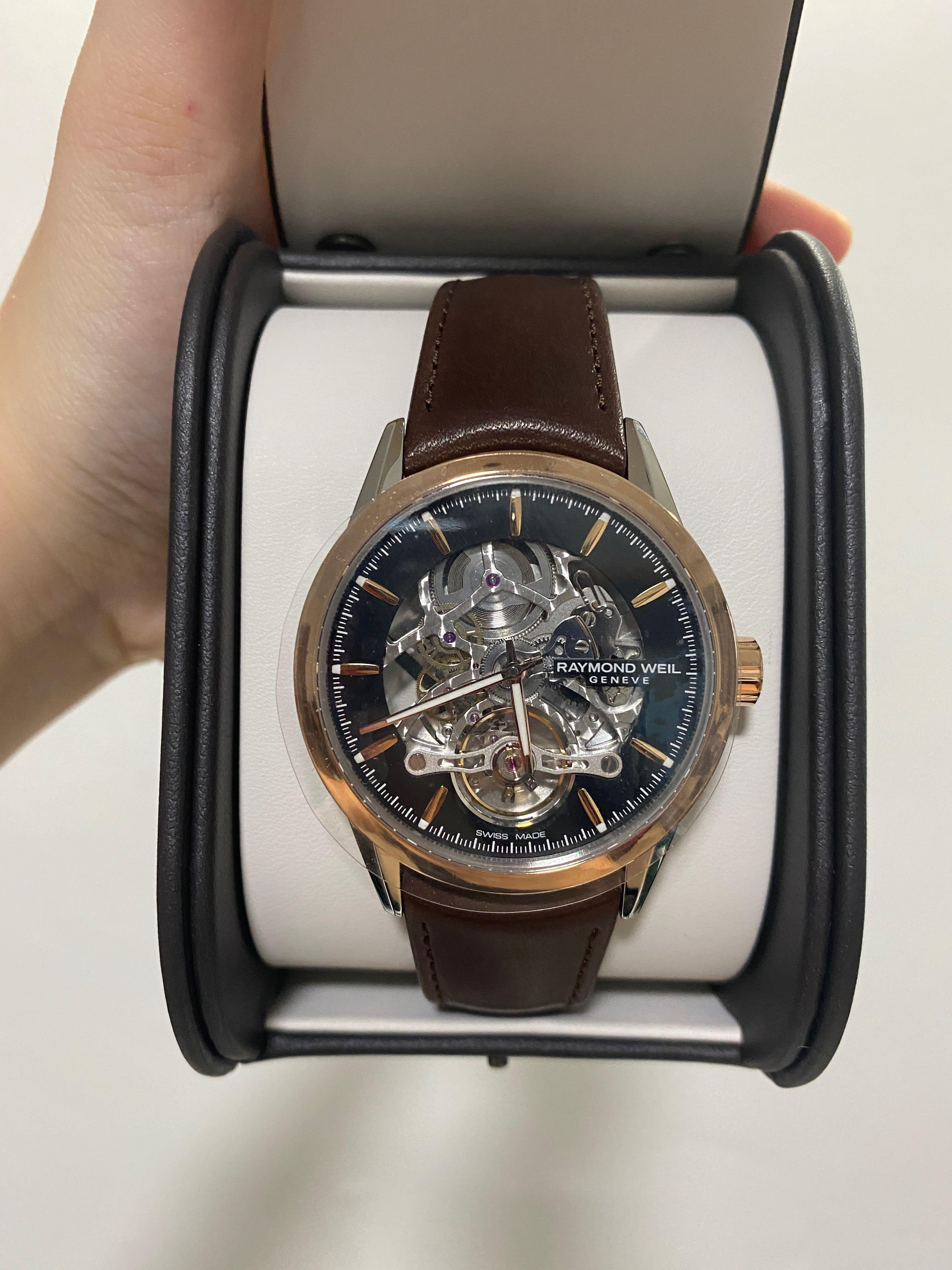 BNIB Raymond Weil Freelancer Skeleton Luxury Watches on Carousell