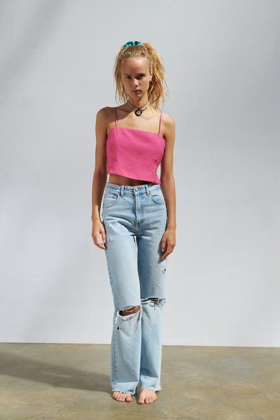 BNWT Zara Wide leg Jeans Hi-rise Full length, Women's Fashion, Bottoms,  Jeans on Carousell