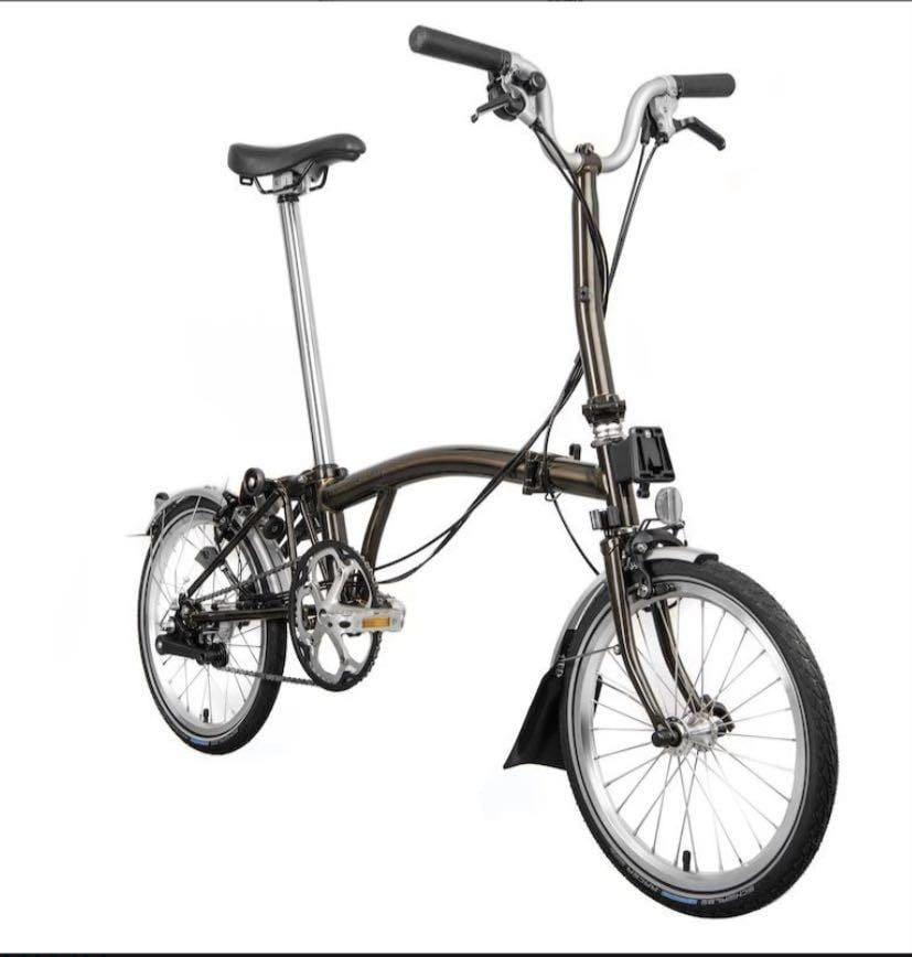 Brompton black lacquered H bar Sports Equipment Bicycles
