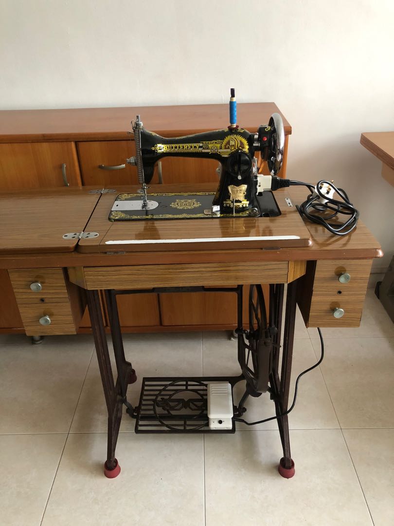 Butterfly Sewing machine with motor, TV & Home Appliances, Other Home