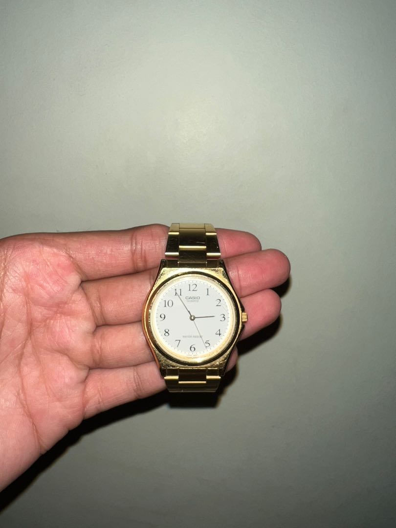 Casio Watch MTP 1130 White Face Luxury Watches on Carousell