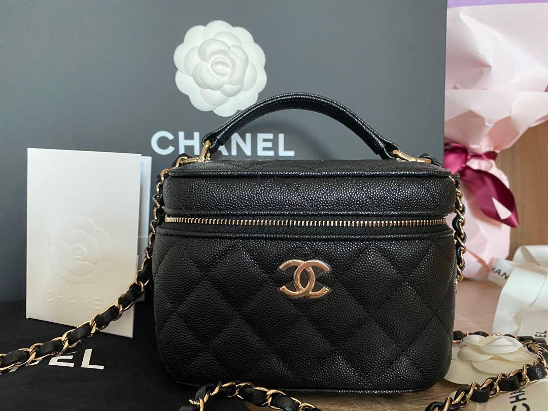 Chanel 22S Quilted Vanity Top Handle Bag