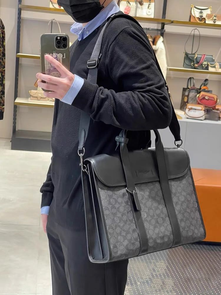 Coach men's business discount bags