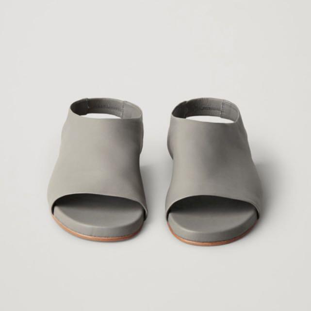 Cos sandals sales with elastic detail