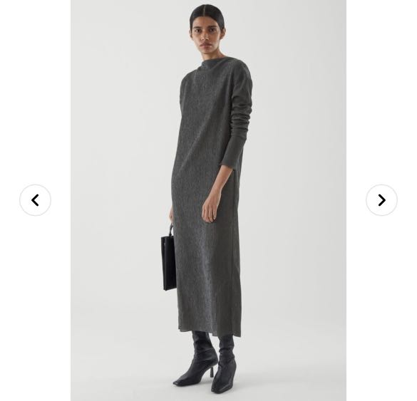Cos grey hotsell dress