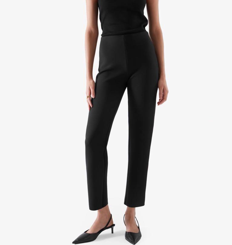 COS Scuba Slimfit Cropped Trousers, Women's Fashion, Bottoms, Other