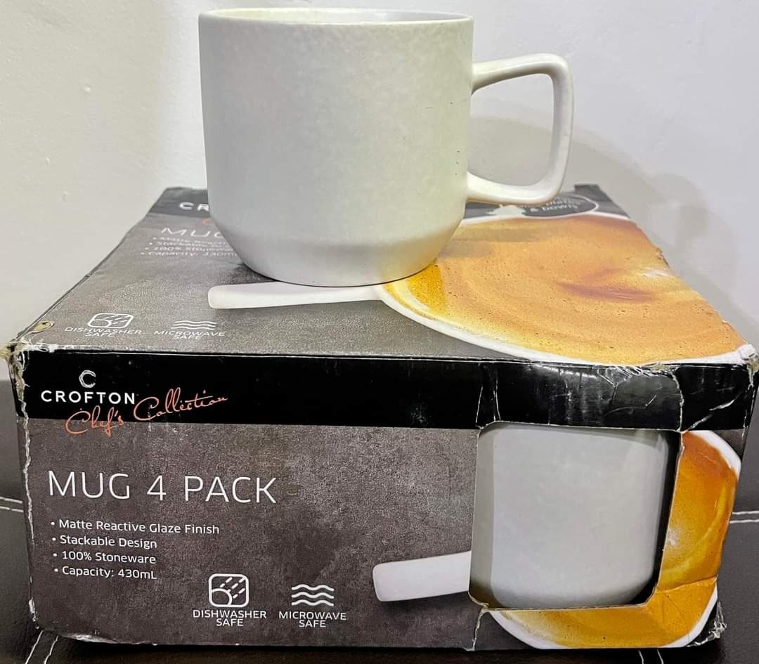 Crofton Stoneware Mug 430ml 4pack Furniture Home Living