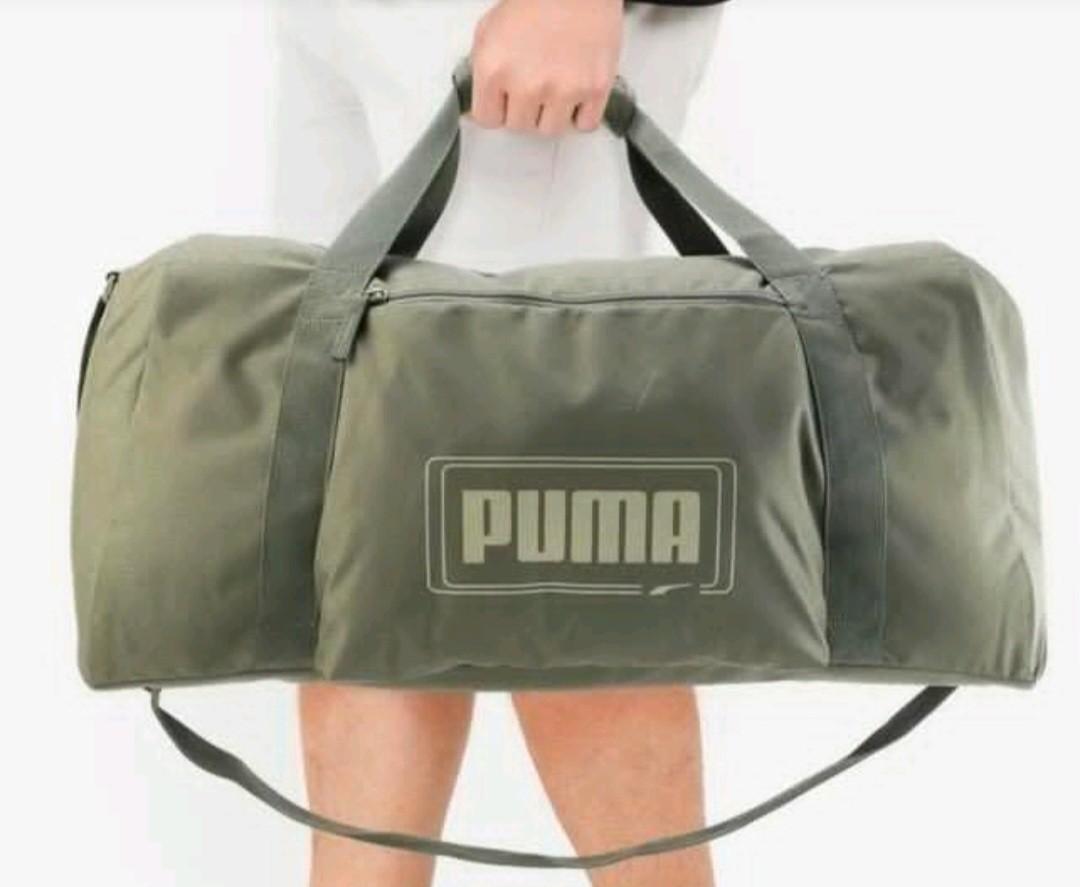 Puma green gym bag clearance
