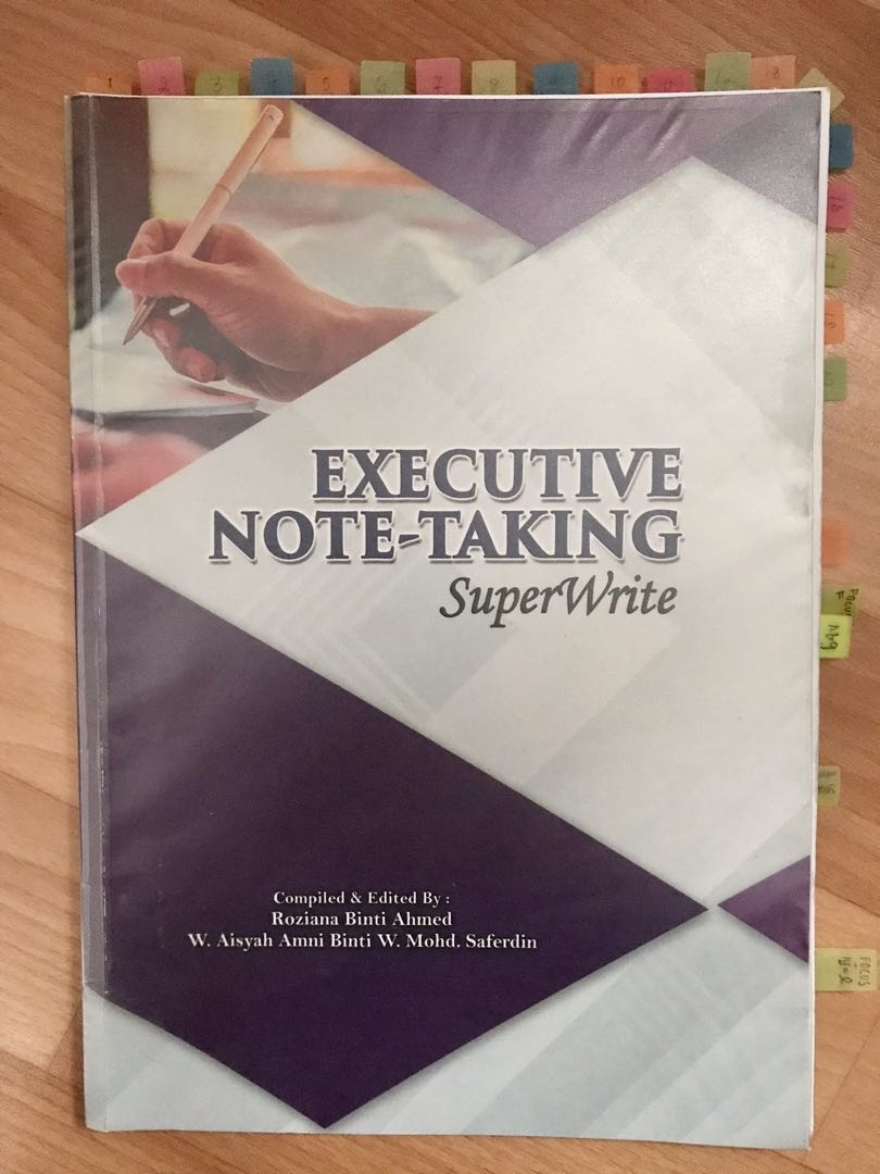 EXECUTIVE NOTETAKING SUPERWRITE, Hobbies & Toys, Books & Magazines