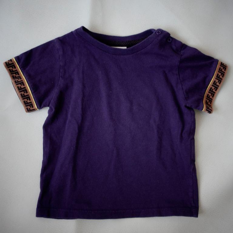 navy blue fendi t shirt