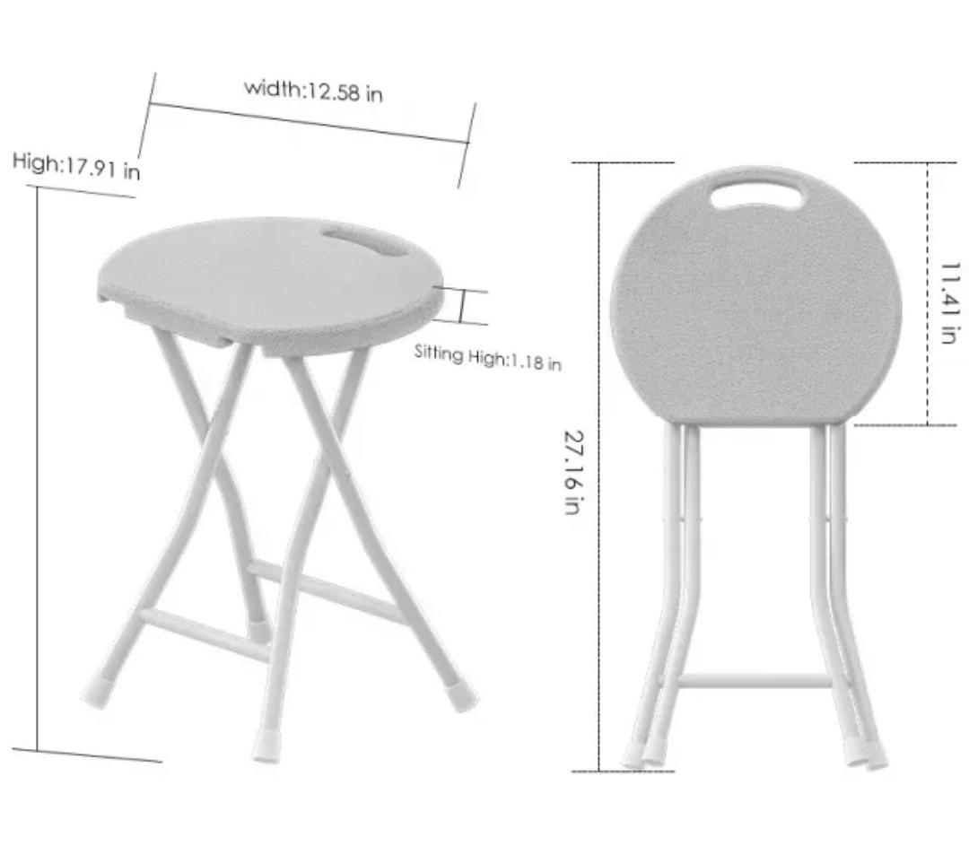 Folding Stool (Category: Chairs) located in Quezon City. Submitted by mf143 (Listing ID 1153078743, Image 2). Description: Folding Stool Weight load capacity is 220lb Loc: Proj 7, QC area.