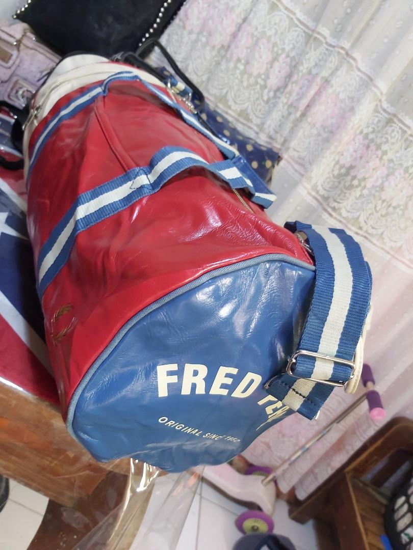 Fred perry duffle/gym bag, Men's Fashion, Bags, Sling Bags on Carousell