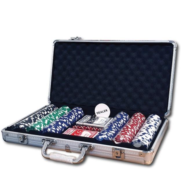 Strong Reinforced Sturdy Design Versa Games 1000pc Deluxe Poker Chip Case in Gray Color 