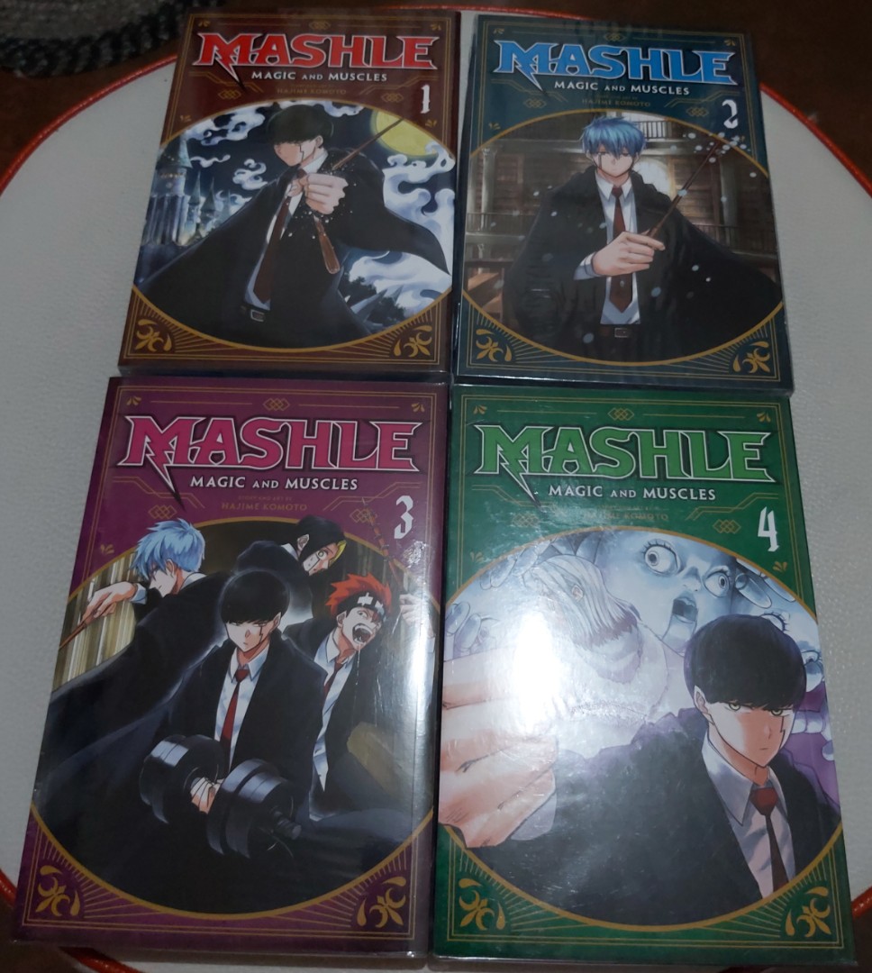 New Set Anime Comic Mashle Magic and Muscles Volume. 01-08 by 