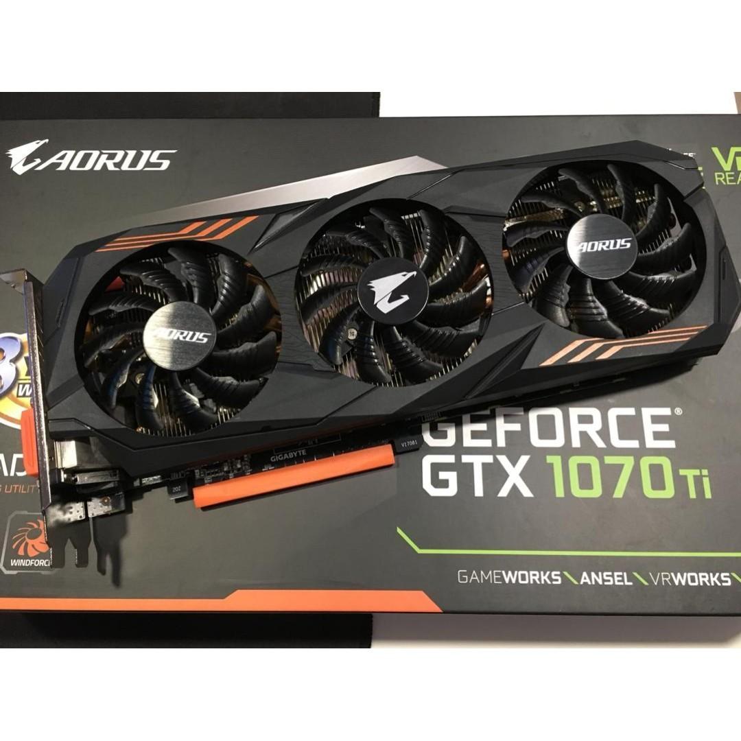 Gigabyte Aorus GTX 1070Ti 8GB Computers Tech Parts
