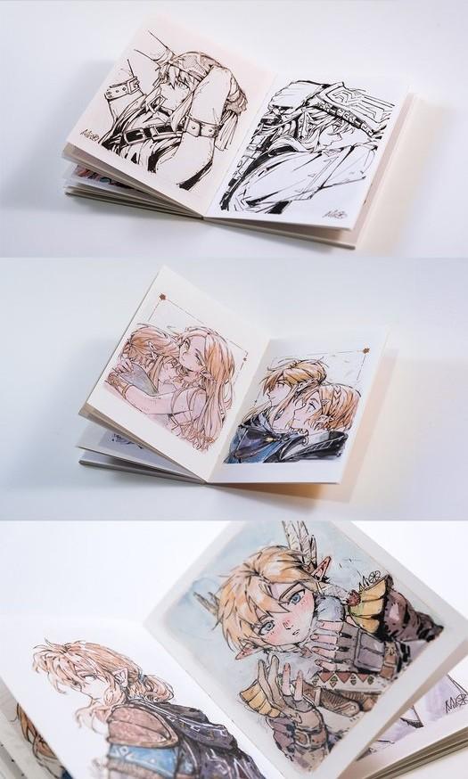 FOIL Art Prints A5 Zelda x Link TOTK – lisabaggy