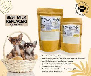 Goats Milk for Pups, Kittens and Rabbits
