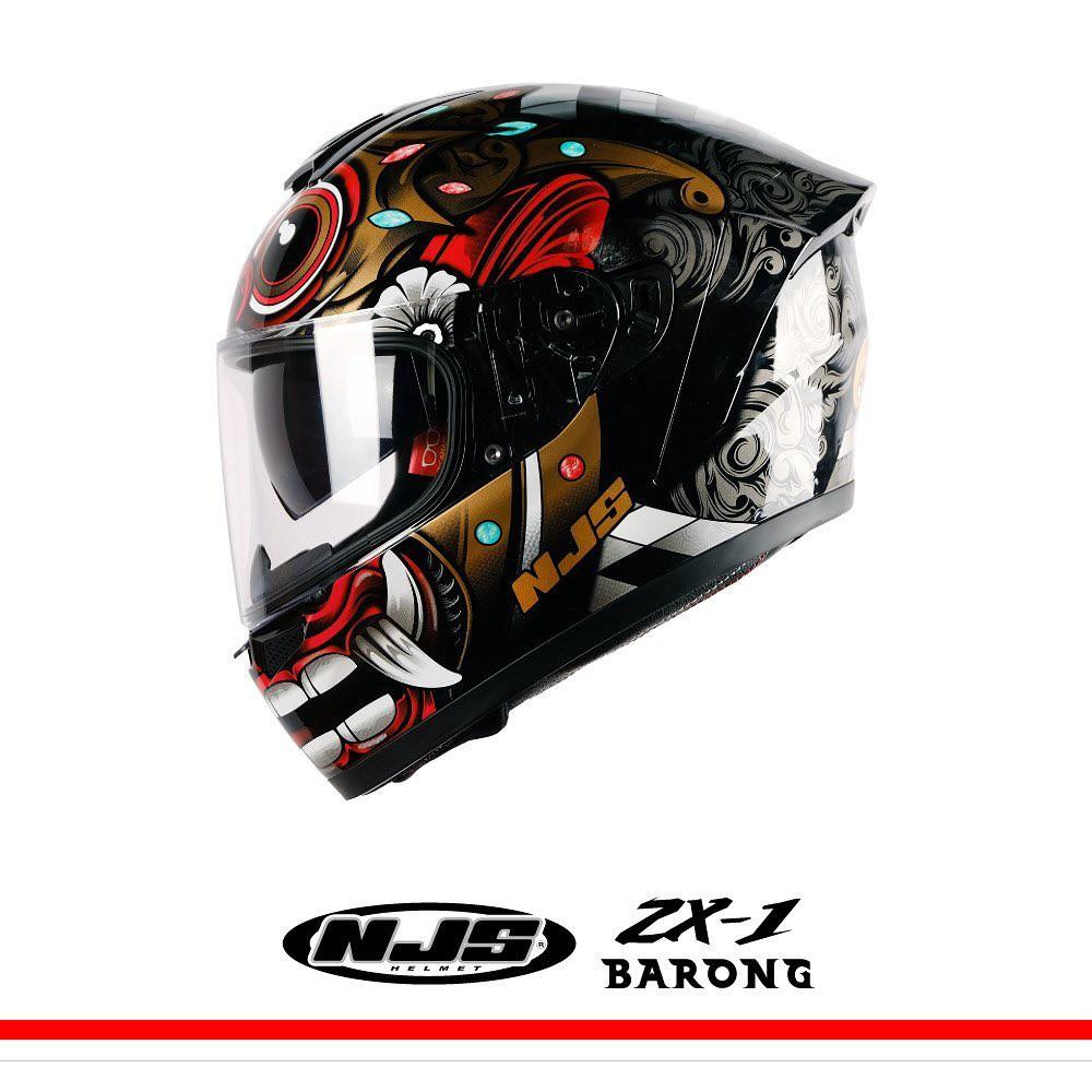 Helm NJS ZX-1 BARONG (FULL FACE), Motor 