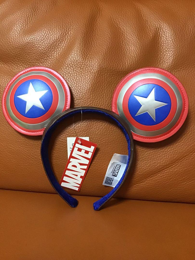 Hong Kong Disneyland MARVEL Captain America Headband Super Soldier