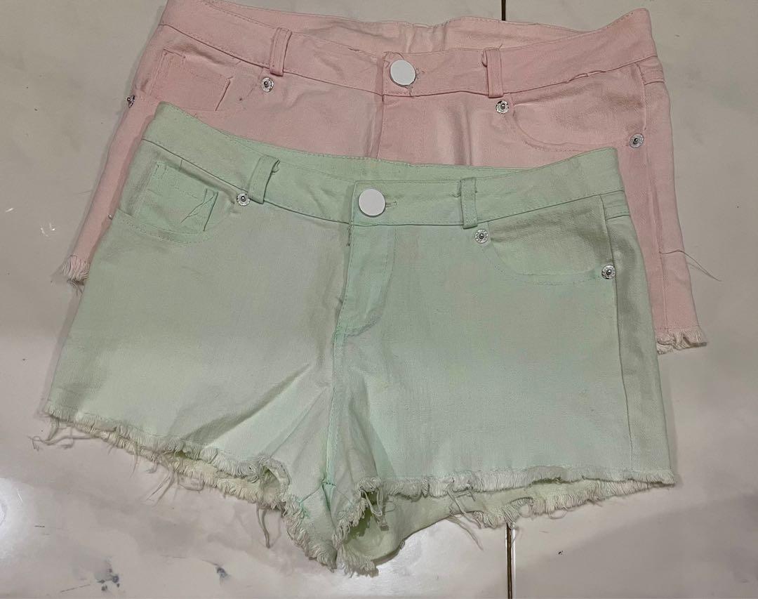 Hot pants Jeans Bottoms, Fesyen Wanita 