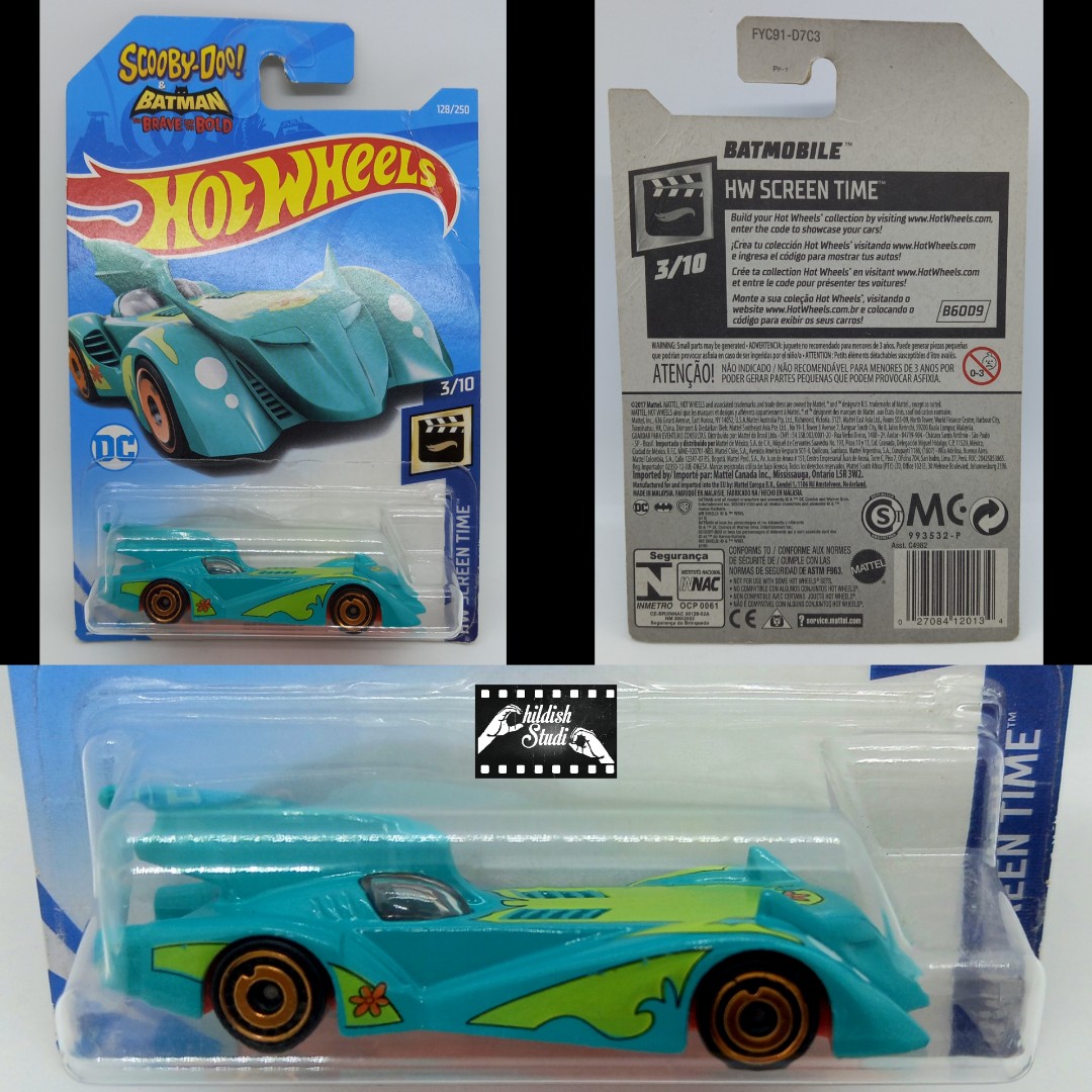 Hotwheels SCOOBY DOO x BATMAN Batmobile Hobbies Toys