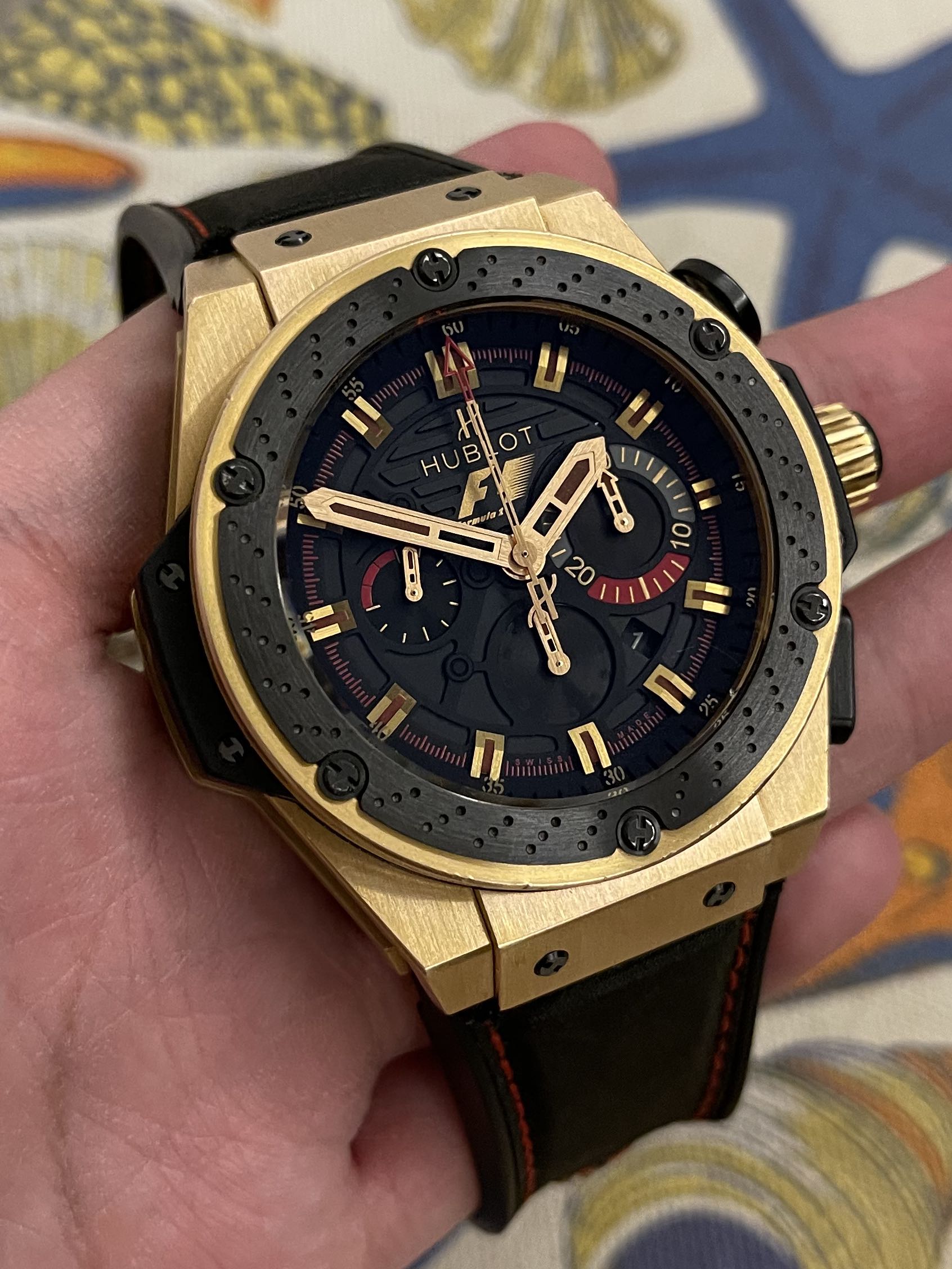 Hublot f1 gold hotsell
