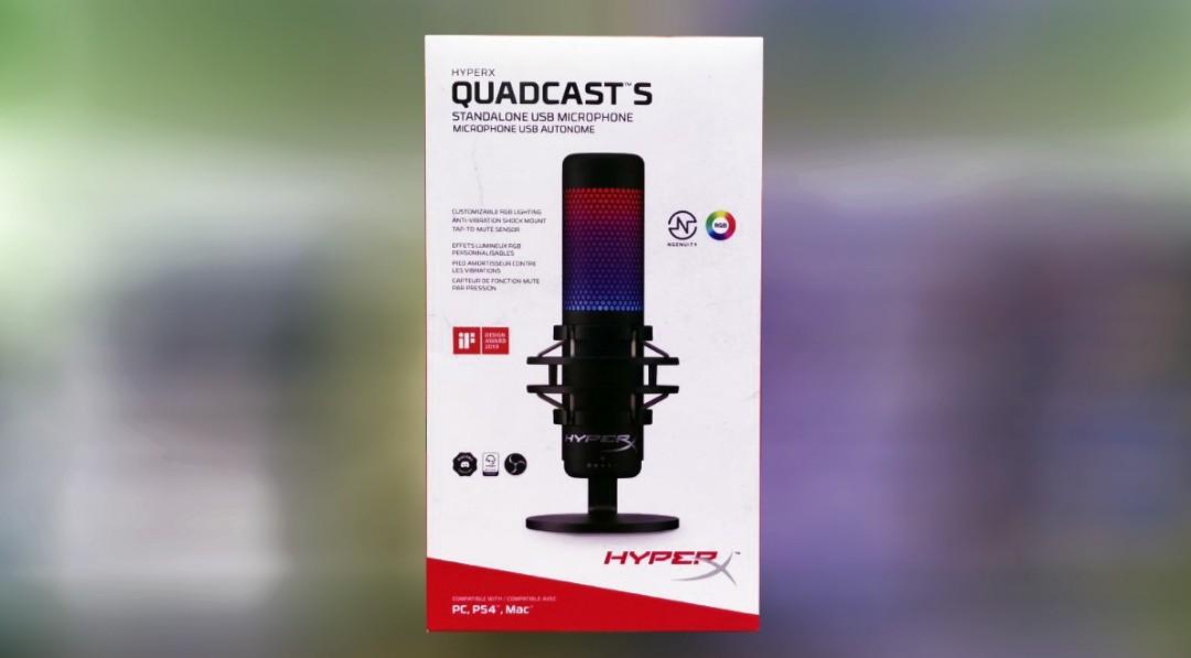 HYPERX QUADCAST S RGB USB CONDENSER MICROPHONE FOR PC/MAC/PS5/PS4 (Category: Microphones) located in San Juan City. Submitted by blueswitchpc (Listing ID 1152967099, Image 1). Description: 🚨 RESTOCK ALERT 🚨 HYPERX QUADCAST S RGB USB CONDENSER MICROPHONE FOR PC/MAC/PS5/PS4. QuadCast S – USB Condenser Gaming Microphone ● RGB Lighting ● Customizable with NGENUITY Software ● Tap-to-Mute Sensor with LED indicator ● Stereo, Omnidirectional, Cardioid,