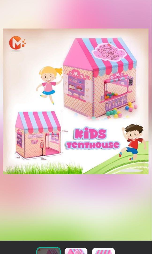 Ice cream bakery shop Kids children play tent, Babies & Kids, Infant