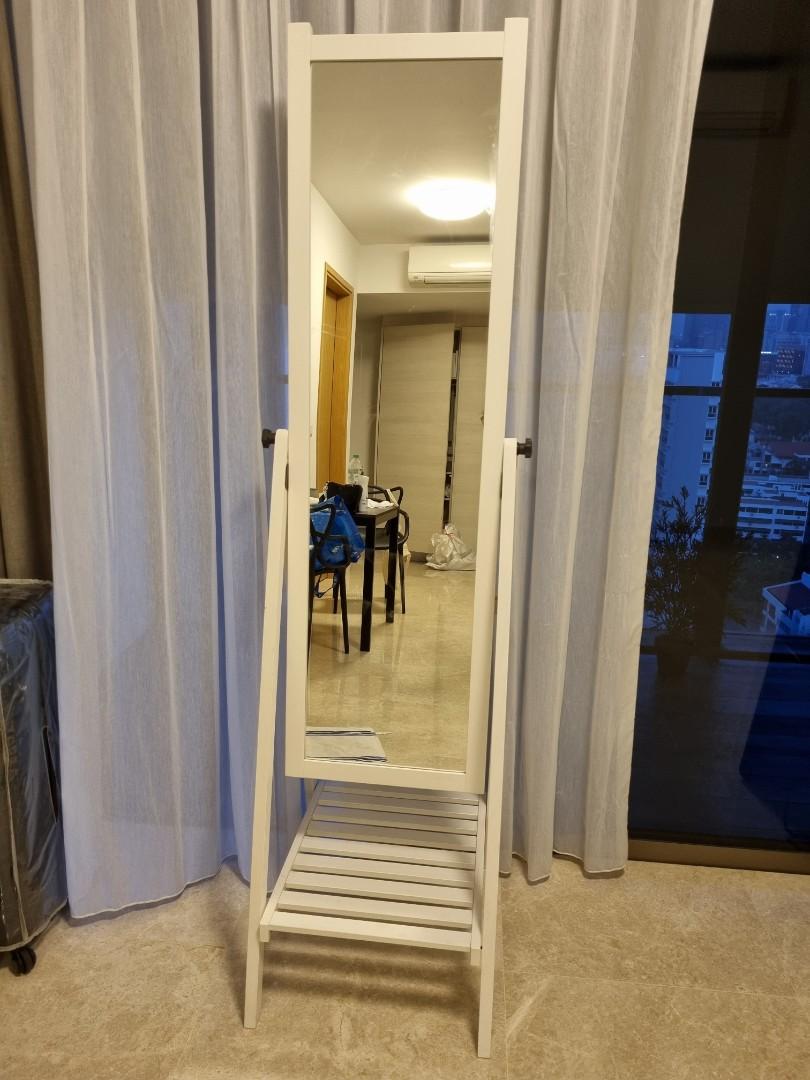 IKEA Isfjorden standing mirror, Furniture & Home Living, Home Decor
