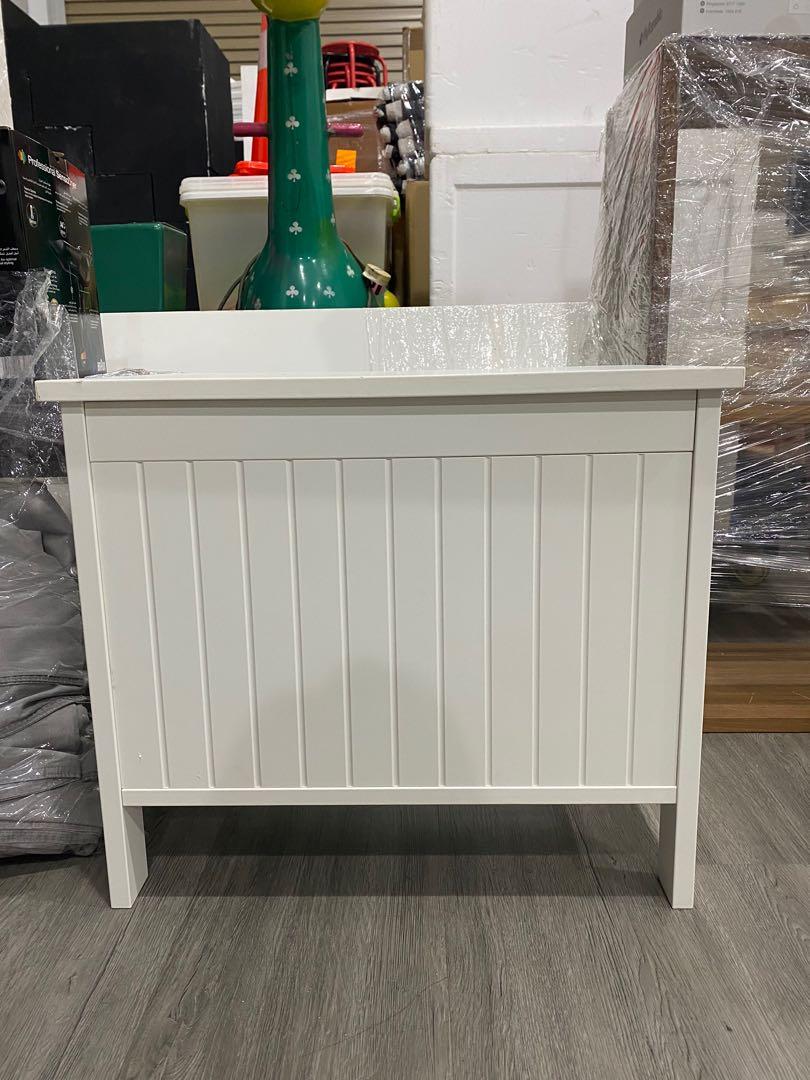 ikea silveran storage bench