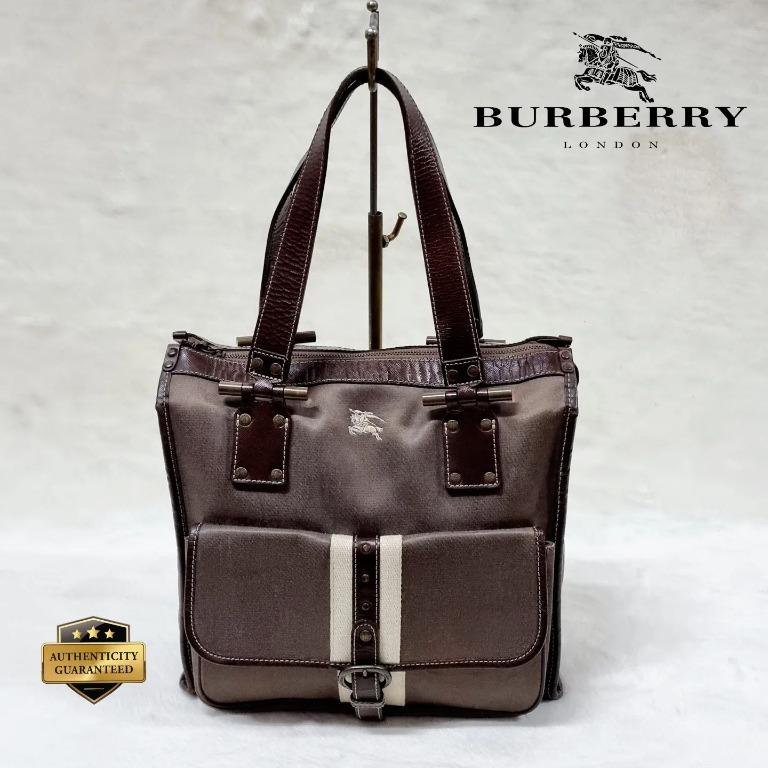 Authentic Burberry tote bag, Luxury, Bags & Wallets on Carousell