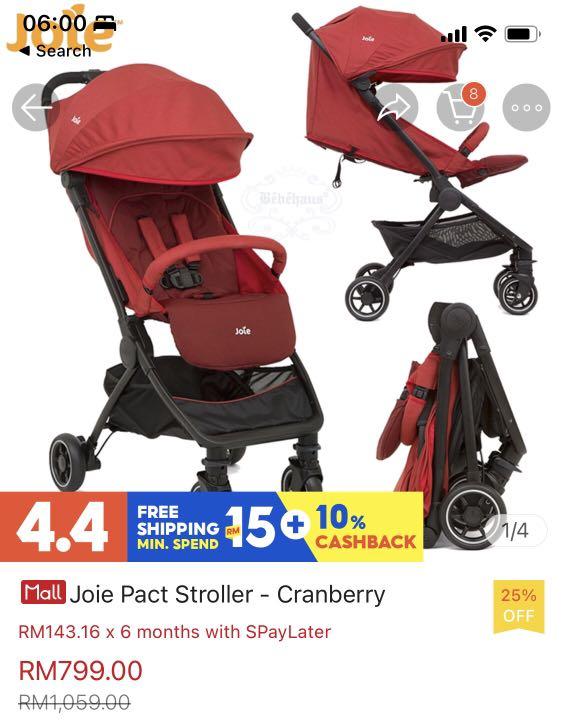 Joie 2025 pact cranberry