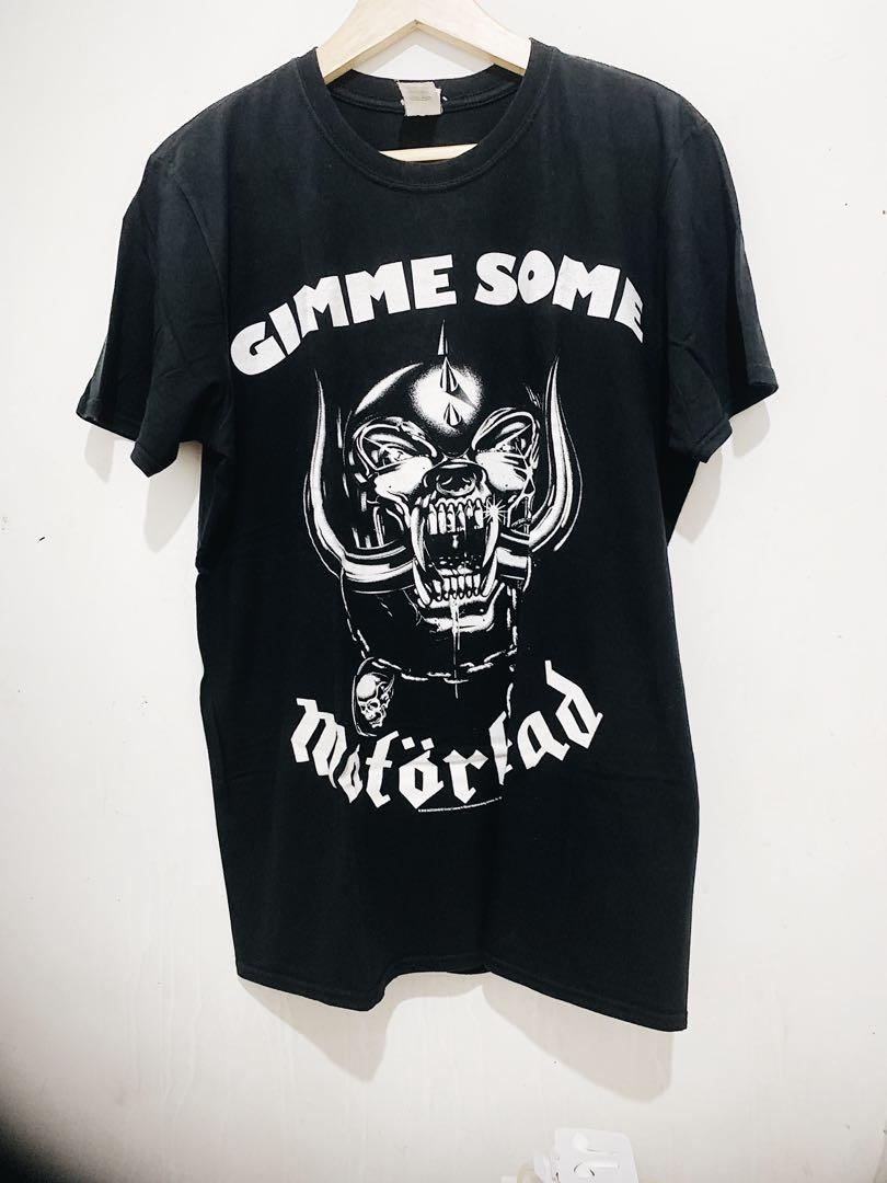Kaos band tshirt Motorhead, Fesyen Pria 