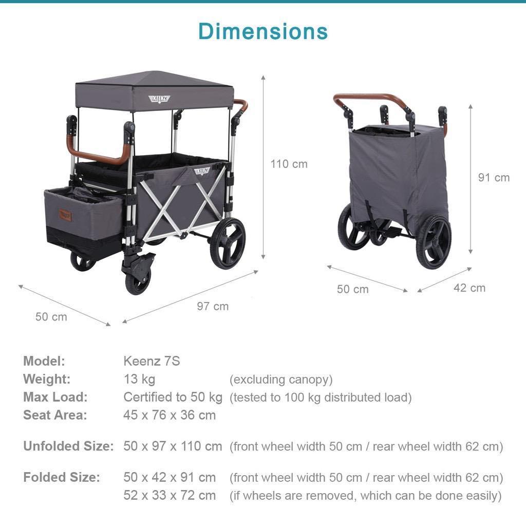Folding wagon keenz hot sale