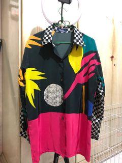 Kemeja Vintage Oversize