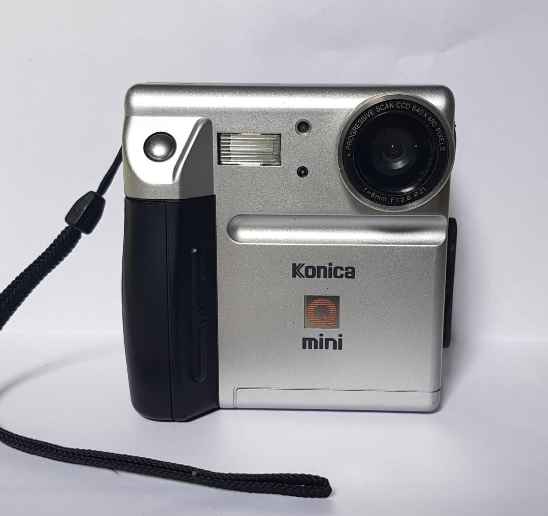 Appareil Photo Vintage Konica Q-mini - Modèle Compact Collector, Occasion Mais Fonctionnel