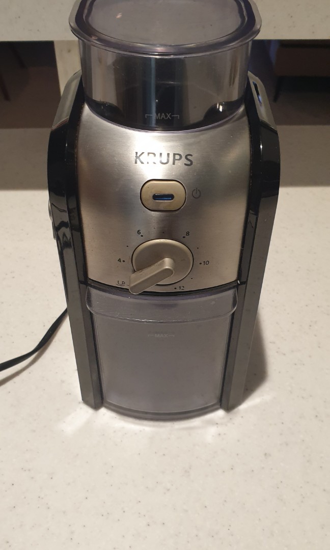 Krups coffee burr grinder gvx231, TV & Home Appliances, Kitchen