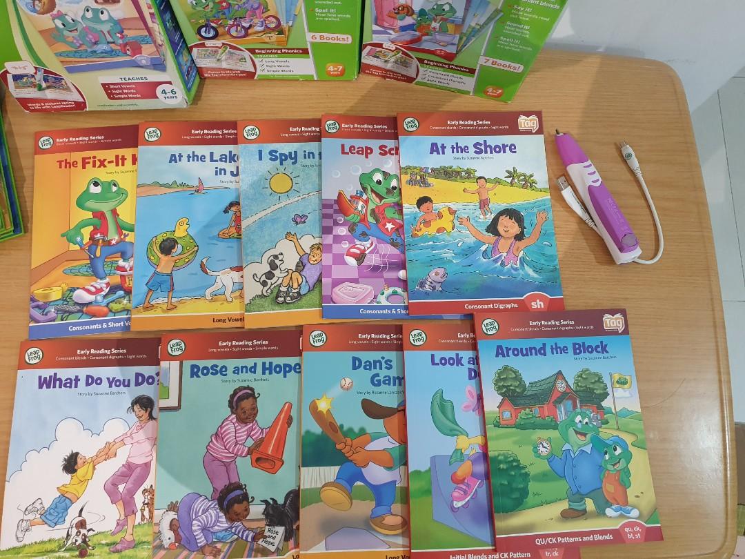 Leapfrog Early Reader with reader pen, Hobbies & Toys, Books