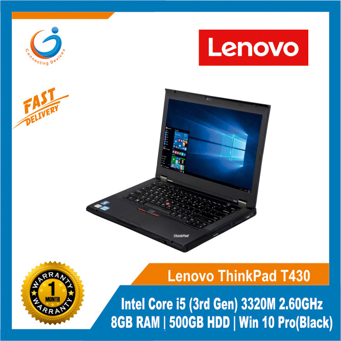 Lenovo ThinkPad T430 / Intel Core i5 (3rd Gen) 3320M 2.60GHz / 8GB RAM ...