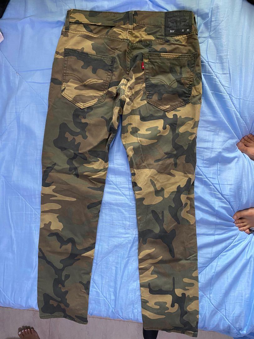 Levi's 511 Camouflage Pants, Men's Fashion, Bottoms, Jeans on Carousell