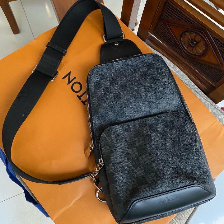 Louis Vuitton Avenue Sling Bag ( LV ) not gucci balenciaga dior
