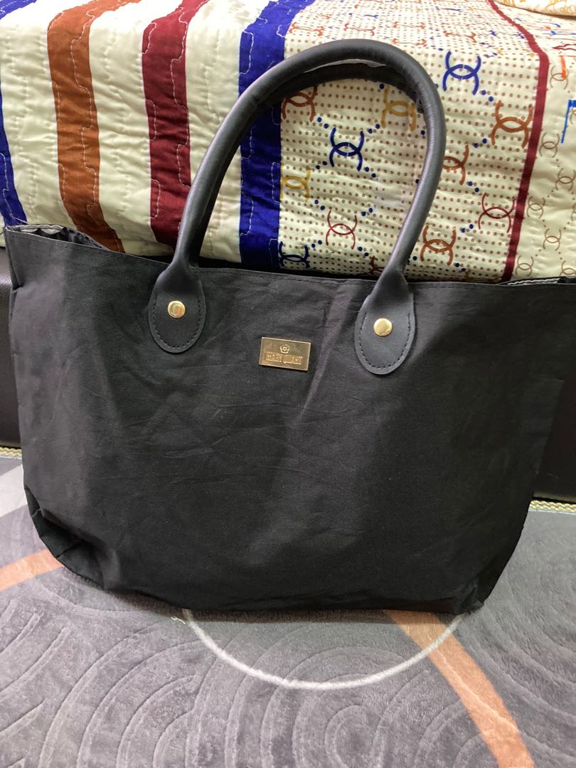 Classic Mary Quant Japan Tote Bag Black/ Shoulder bag/ handbag , Women